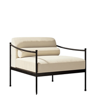 Chaise longue d'extérieur pour hôtel-resort, moderne, imperméable, résistante aux UV, fauteuils en acier inoxydable 304, mobilier de patio, mousse à séchage rapide