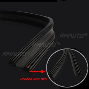 2X Tiras de Repuesto para Limpiaparabrisas, Tira de Goma para Parabrisas de Coche, Accesorios para Limpiaparabrisas sin Marco, 26 pulgadas/65 cm - Product Image 5