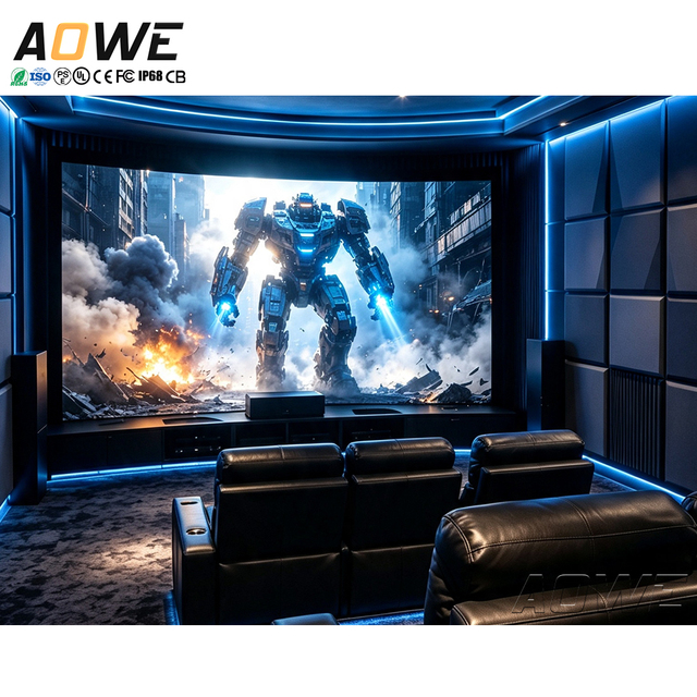 2m X 3m Outdoor LED Video Wall P2.5/P4/P5 HDR10+ 5000-7000cd Brightness Advertising Led Display Screen for Church Home Cinema