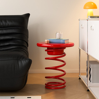 Table basse scandinave en métal écologique et durable pour salon