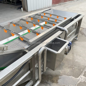 Machine industrielle de séchage de ligne de lavage de tomate à bulles Machine à laver les fruits de maïs Machine à laver les légumes et les oignons Machine de nettoyage Kumquat - Product Image 5