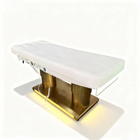 Table de massage électrique moderne à 4 moteurs pour salon de beauté, lit de spa, table cosmétique, chaise de salon de beauté, lit pour extensions de cils
