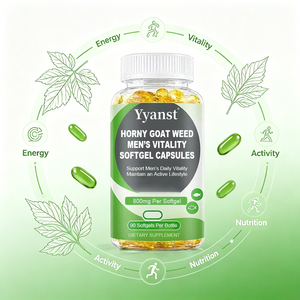 Capsules Molles de Soutien à la Vitalité Masculine – Extrait de Horny Goat Weed 800mg, 90 Gélules, Mélange Herbal pour Maintenir un Mode de Vie Actif (OEM) - Product Image 6