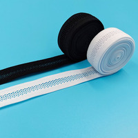 En gros, Bande de sangle élastique en maille de nylon ajourée extensible pour vêtements, sous-vêtements, couture, textiles de maison et sacs