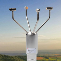 Capteur de vent ultrasonique RK120-08 en acier inoxydable, résistant à la corrosion, sans calibrage sur site, pour la surveillance des centrales solaires photovoltaïques