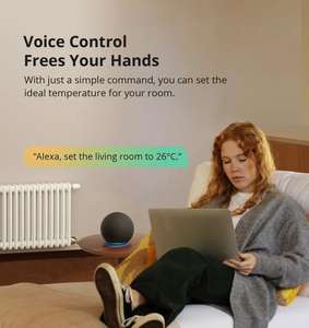 SONOFF Zigbee TRV Termostato Valvola Termostatica per Radiatore Riscaldamento Domestico Termostato per Radiatore Regolatore di Temperatura Compatibile con Alexa - Product Image 4