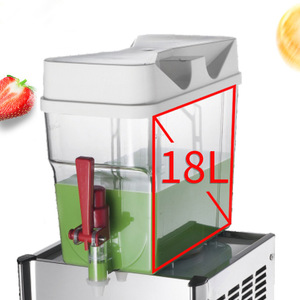 เครื่องทำเครื่องดื่มเย็นแบบสามกระบอกขนาด 18 ลิตร รุ่น 183N ความจุขนาดใหญ่ ประสิทธิภาพสูง เกรดเชิงพาณิชย์ สแตนเลส - Product Image 2