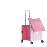 Chariot pliable fin YX-F1-04 pour allées étroites, chariot de camping