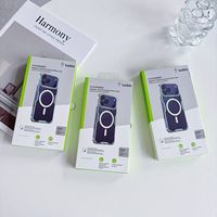 Coque de protection pour téléphone en acrylique de haute qualité BAILI Factory pour iPhone 18 PRO MAX, transparente, magnétique, avec emballage