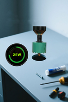 Chargeur sans fil magnétique 25W pour téléphones portables, pour hôtels, maisons, tables de chevet, bureaux et intégration dans les bureaux