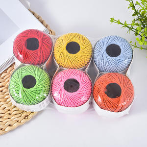 क्रिसमस पैकेजिंग बॉल के लिए कपास ट्विने 1 मिमी-3 मिमी रस्सी - Product Image 2