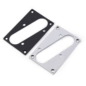 Pastilla de puente estilo TL con marco independiente de <span class=keywords><strong>metal</strong></span> 77x50mm, marco dividido, negro, dorado, plateado, para bajo eléctrico, bobina simple - Product Image 6