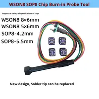 Pin de sonda de resorte de Chip SOP8/VSOP8/VSON8/WSON8 para programación leer escribir y descargar Bios 1,27