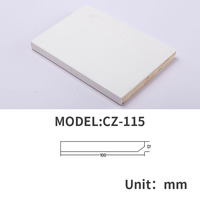 Plinthe de sol en bois imperméable blanc, en panneau multicouche, 100*12*2440mm, vente en gros