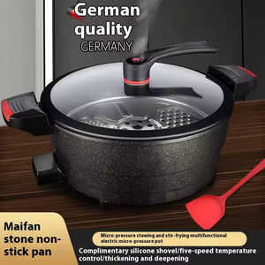 Olla Eléctrica a Presión Redonda de 32 cm, 1350 W, Extra Grande, Sin Humo, Antiadherente, para el Hogar - Product Image 2