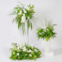 X-238 Guirlande florale artificielle murale ou centre de table autonome pour mariage, événement, toile de fond, scène, fête, décoration intérieure