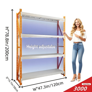 <span class=keywords><strong>Étagère</strong></span> à 6 niveaux, <span class=keywords><strong>étagère</strong></span> robuste, rayonnage de stockage, unités d'<span class=keywords><strong>étagère</strong></span>s pour entrepôt, garage et usine - Product Image 2