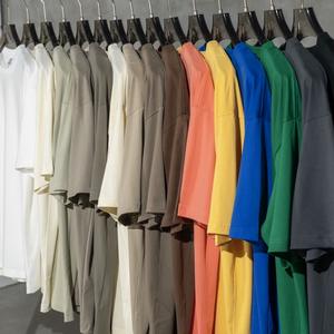 Camiseta Casual Unisex de Estilo Urbano con Estampado Digital de Logotipo, de Gran Tamaño, Holgada, de Punto, 100% Algodón, 260 g/m², Multicolor - Product Image 1