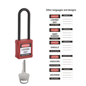 <span class=keywords><strong>Candado</strong></span> <span class=keywords><strong>de</strong></span> Nylon PA Colorido <span class=keywords><strong>de</strong></span> 76mm <span class=keywords><strong>de</strong></span> Elecpopular Industry, con Cilindros <span class=keywords><strong>de</strong></span> Seguridad y Grillete Aislante, Precios al por Mayor Disponibles - Product Image 2