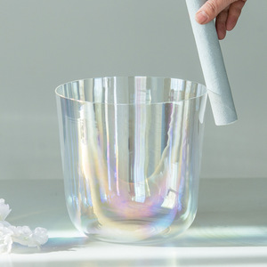 Ensemble de bols chantants en cristal de quartz Hongzhuo, bols chantants en cristal de quartz givré Hongzhuo 432Hz, notes C D <span class=keywords><strong>E</strong></span> <span class=keywords><strong>F</strong></span> G A B, artisanat - Product Image 2