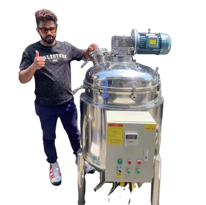 Récipient de chauffage électrique de haute qualité en acier inoxydable 304, homogénéisateur sous vide pour lotion et huile, mélangeur, réservoir de mélange, cosmétiques Ace - Product Image 2