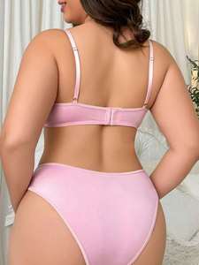 Sexy Lace &amp; Panty Set: <strong>Sissy</strong> Sheer Floral <strong>Lingerie</strong> - Fancy Intimate Underwear Kits - Product Image 3