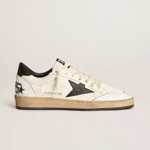 Chaussures de sport décontractées de luxe pour hommes, en cuir premium, avec paillettes brillantes, couleur unie, à lacets, antidérapantes et confortables - Product Image 3