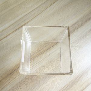 Tubo Cuadrado Acrílico Transparente, Tubo Cuadrado de Plástico Transparente - Product Image 1