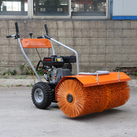 Balayeuse à neige rotative manuelle avec tête de souffleur à neige optionnelle de 56 cm et lame de charrue à neige de 80 cm pour allée de jardin