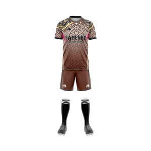 Oem Custom Sublimation Soccer Jersey Sports Team Uniform Set 100% Polyester Quick Dry Football Match Jersey For Men - Product Image 1