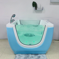 Baignoire à bulles d'ozone multifonctionnelle Baignoire à jet tourbillon pour bébé Baignoire autoportante pour enfants