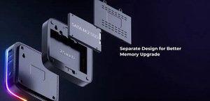 Fabricant OEM de mini PC Win11 <span class=keywords><strong>PRO</strong></span> AK1plus Intel N5095 N5105 N95 N100 N150 N250 CPU WiFi5 2.4G/5G Mini Pc de bureau pour les entreprises - Product Image 2