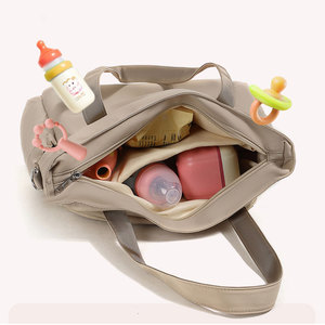 <span class=keywords><strong>Bolsa</strong></span> de Pañales Fuliya Personalizada de Gran Capacidad con Múltiples Bolsillos y Aislamiento para Almacenamiento de Leche Materna, Organizador para Viajes y <span class=keywords><strong>Maternidad</strong></span> - Product Image 3