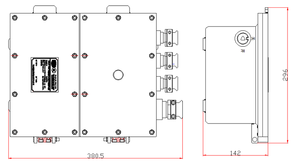 Caja de Alimentación Intrínsecamente Segura a Prueba de Explosiones de 2 Canales y 12V con Batería de Respaldo para Sistema de Seguridad <span class=keywords><strong>CCTV</strong></span> - Product Image 4