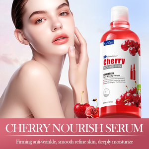 SADOER OEM – Sérum Hydratant et Nourrissant pour le Visage et le Corps à la Cerise, Huile Corporelle Naturelle pour une Peau Éclatante – Marque Privée - Product Image 2