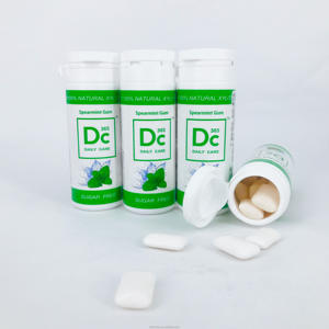 Chicle de Vitamina C y Calcio Sin Azúcar con Sabor a Frutas, Servicio OEM, Certificado Halal y Kosher, Sin <span class=keywords><strong>TiO2</strong></span>, Empacado en Caja a Granel - Product Image 5