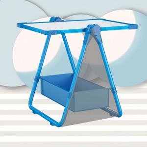 Винтажная деревянная доска-карандашница на подставке (свободностоящая) - Product Image 4