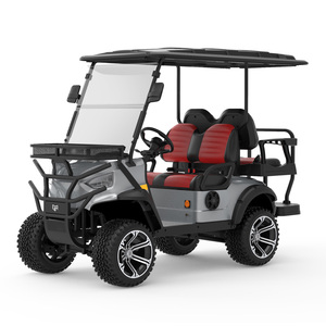 Voiturettes de golf 4 places neuves avec une hauteur au sol de 190 mm, pour adultes, livraison rapide, prix bas, en vente - Product Image 1