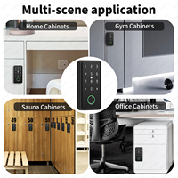 TTLOCK-Serrure électronique intelligente de tiroir pour armoires, armoires, armoires à boissons, porte en bois pour salle de sport, bureau et sauna