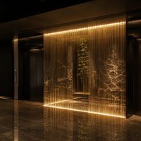 Rideau métallique double couche pour la décoration de fond de scène de grand théâtre