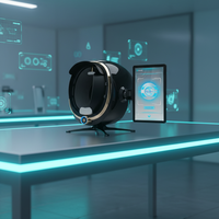 Miroir Magique Intelligent avec Analyseur de Peau IA et Scanner Facial de Bureau, Prise en Charge Multilingue