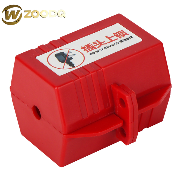 Universal Large Electrical Plug Lockout Tagout Device Safety Electrical Plug Lockout Box Device Safety Lockout for Plug Lock Out