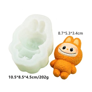 3D Đáng Yêu Phổ Biến Đứng Búp Bê Đồ Họa Silicone Tự Làm Nến Trang Trí Ice Pops Popsicle Bánh Khuôn - Product Image 2
