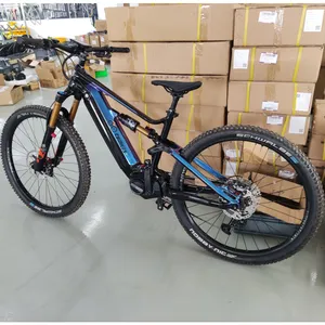 27.5/29 Inch Lightweight Electric Enduro Mountain E-Bike Full Suspension Downhill MTB with 48V Lithium Battery 500W Wattage