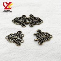 Accessoire Décoratif pour Vêtements, Bouton Style Chinois Vintage Décontracté, Col Cheongsam Hanfu, Plaqué Alliage de Zinc, Vente Directe Usine
