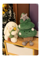 Nouvelle peluche de Noël de 26 cm, jouet en peluche boule de neige de Noël, série hiver Noël