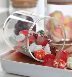 Bouteille en verre personnalisée pour le stockage des épices OEM & ODM lot de bocaux en verre vente de gros ensemble de bocal en verre avec couvercle en bambou - Product Image 2