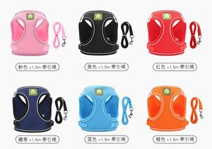 Chaleco de malla reflectante Correa de nailon Arnés para mascotas - Product Image 3