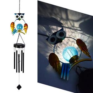 Lampes solaires LED en forme de colibris et de papillons volants, étanches IP65, décorations de jardin en métal à suspendre et carillons éoliens - Product Image 4
