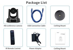 Full HD auto tracking PTZ cámara de distancia de formación en línea - Product Image 6